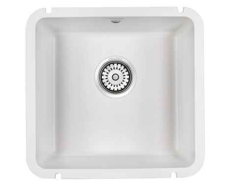 Кухонная мойка Paulmark UNTER PM204543-WH 45х45 цвет белый - фото 2